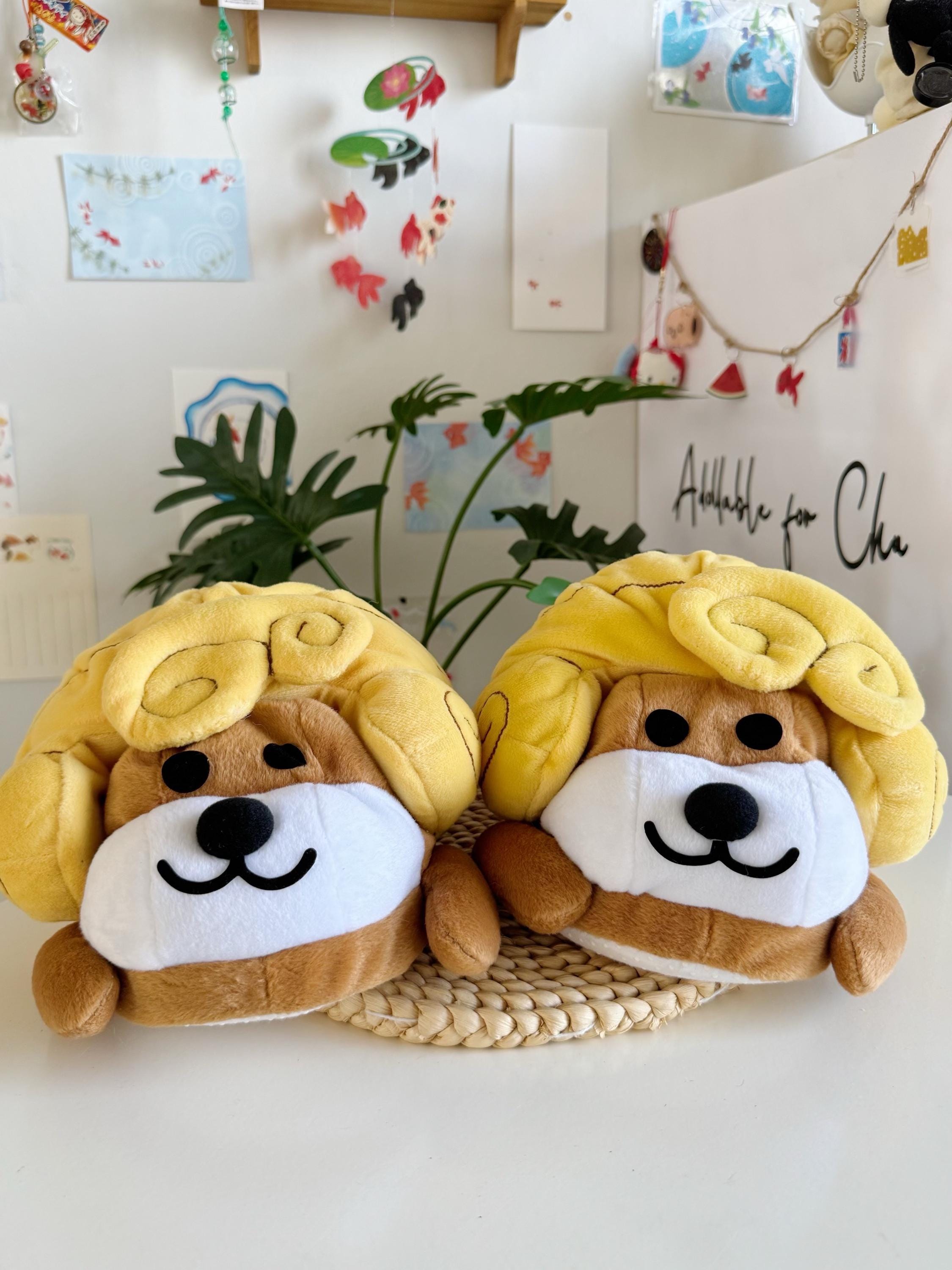 Afro Ken Plush Slippers San-x Vintage Japan - Etsy