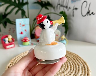 ピングーオルゴール 陶器 1993年 エディトイジャパン ペンギン