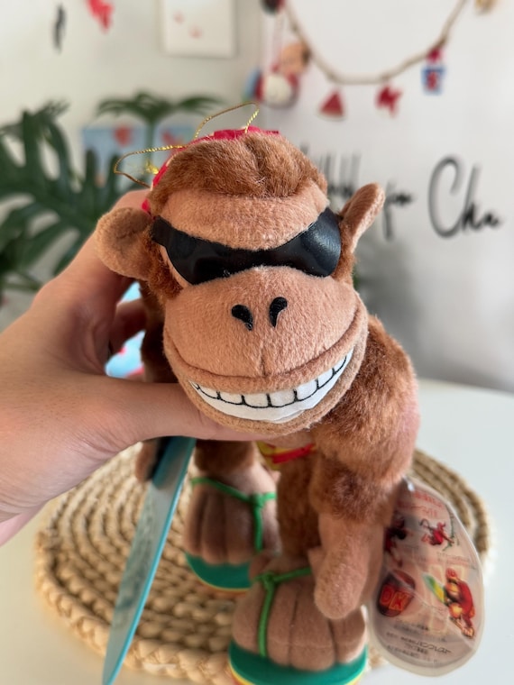 激レア　90年代 ファンキーコング サーファー ぬいぐるみ ドンキーコング レア ドンキーコング ファンキーコング 1995 バンプレスト ぬいぐるみ