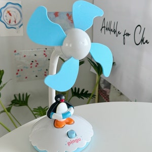 Pingu Mini Fan Working Penguin Pingu