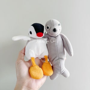 Pingu Pinga and Robber the seal Japan Soft Plush