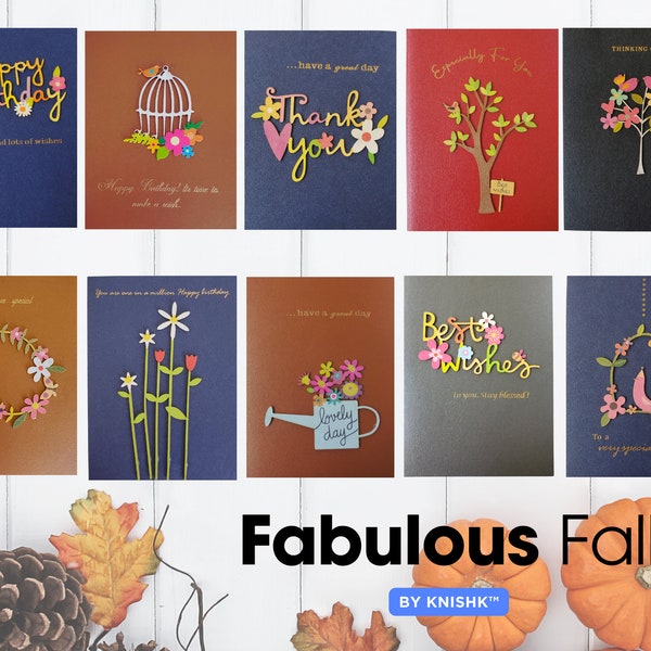 greeting cards handmade set of greeting card assortment all occasion greeting cards set blank greeting cards handmade fall themed rustic