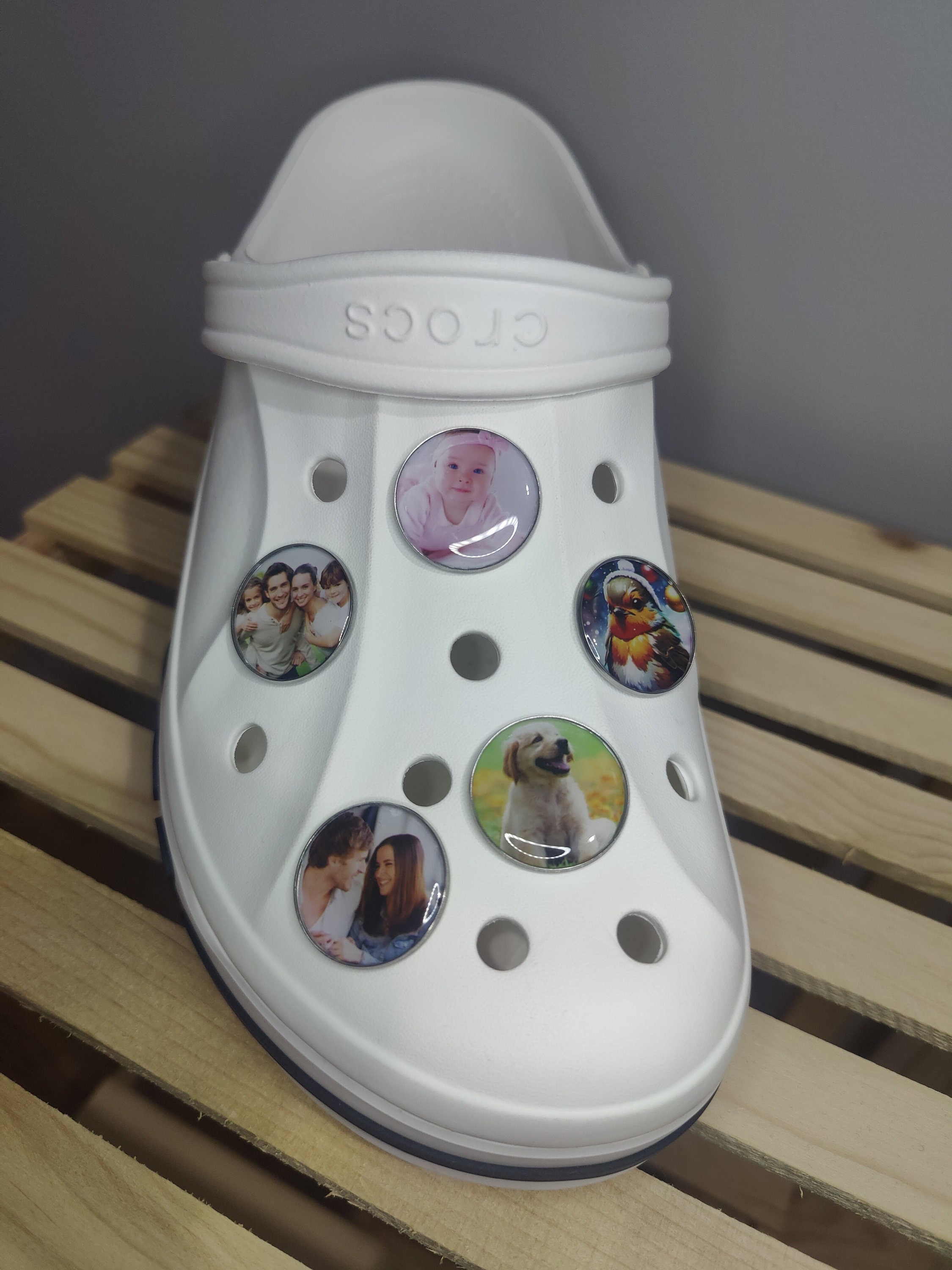 Custom Croc Charm, Custom Shoe Charm, Custom Pet Photo Croc Charm