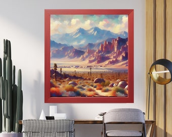 Desert Life The Path Less Travelled By Arduous Heat Isolation Charming Exceptional Digital Download Wall Art 3 Sizes 20 X 20 18 X 18 12 X 12