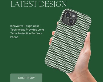 iPhone 15 14 13 12 11 X Samsung S23 S22 21 20 10 Pixel 7 6 Green Emerald  Phone Case Great Aesthetic ALL PHONE MODELS Check Selections Below