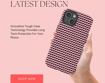 iPhone 15 14 13 12 11 X Samsung S23 S22 21 20 10 Pixel 7 6 Red Ruby Phone Case Great Aesthetic ALL PHONE MODELS Check Selections Below