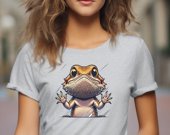 Glass Surfer Unisex Bearded Dragon T-Shirt