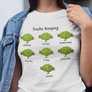 ヘビ飼育者Tシャツ、グリーンツリーパイソンシャツ、爬虫類愛好家Tシャツ、ヘビ飼育者へのギフト、爬虫類学シャツ、爬虫類飼育Tシャツ