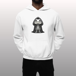 The Reaper Beardie Unisex Hooded Sweatshirt | Bearded Dragon Hoodie