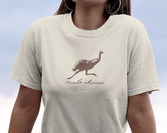 Emu running grafisch T-shirt, Turbo Chicken Unisex softstyle T-shirt voor natuurliefhebbers, vogelnerd, cadeau voor vogelliefhebbers