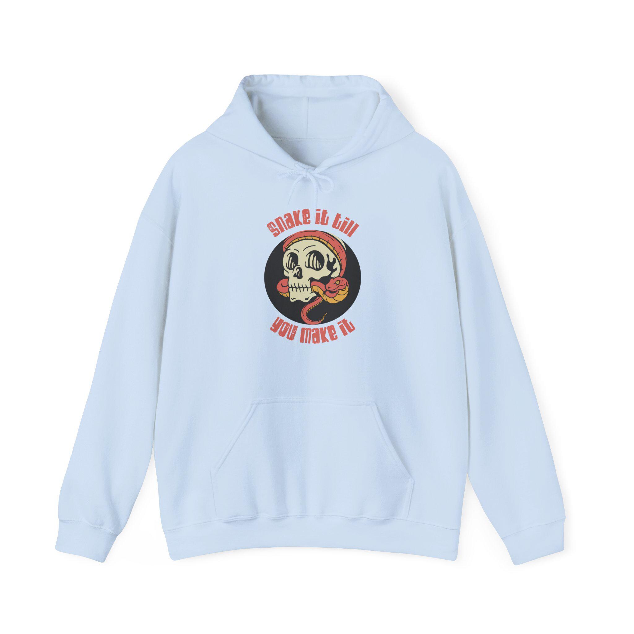 Snake It Till You Make It Unisex Hooded Sweatshirt | Reptile 