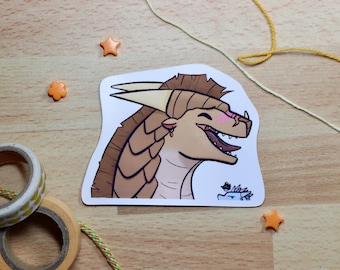 Qibli the Sandwing Vinyl Sticker | Original Fan-made Sticker