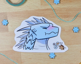 Winter the Icewing Vinyl Sticker | Original Fan-made Sticker