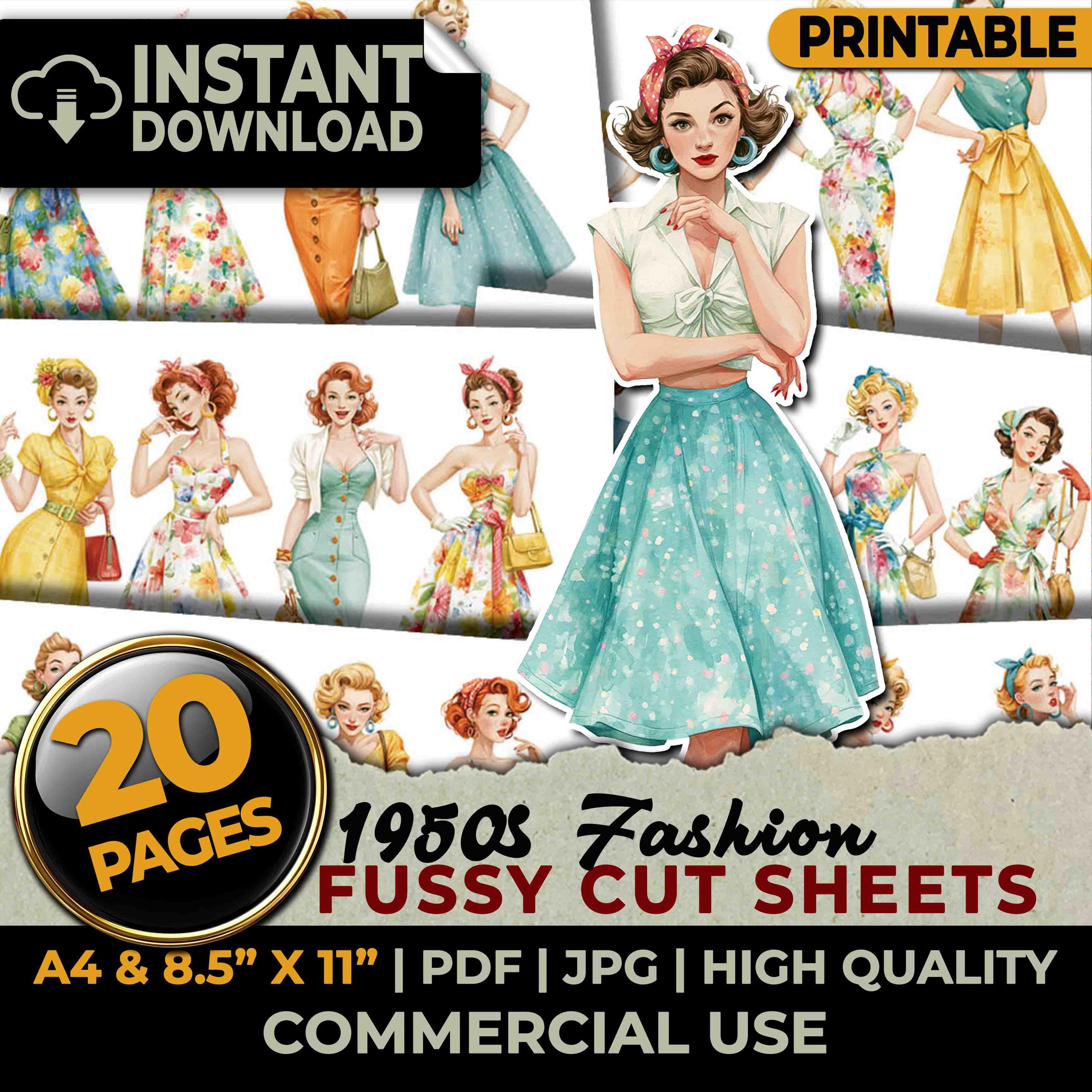 50s Style Summer Fashion - Etsy