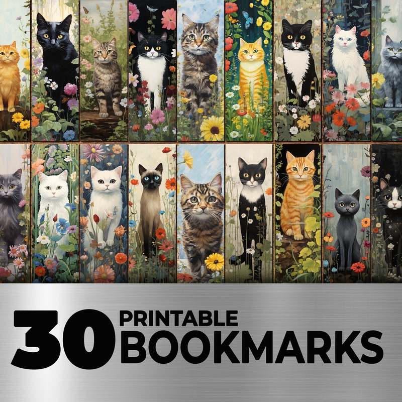 Bookmark Cat Leather - Etsy