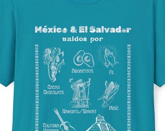 Mexico and El Salvador Cultural Connection Softstyle Cotton T-Shirt