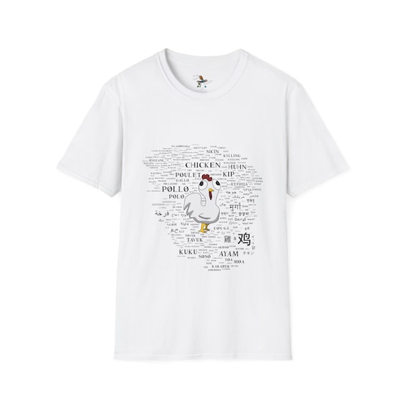 Linguistic Chicken - Unisex Softstyle T-Shirt - Original Design