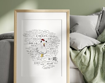 JPEGs Linguistic Chicken - Original Artwork