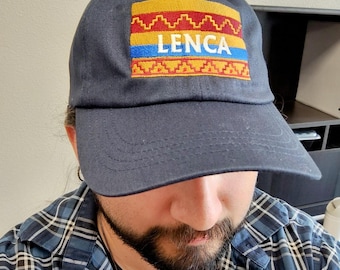 Lenca Embroidered Dad Hat – Salvadoran Honduran Heritage