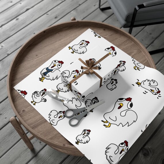 Cute Dumb Chicken Pattern Digital Download