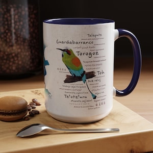 Torogoz / Guardabarranco and other national birds of Central America - Accent Coffee Mug (11, 15oz)