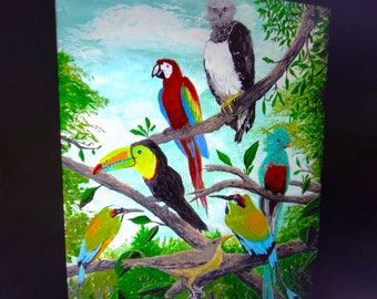 JPEGs Birds of Central America - Original Artwork - Digital Prints