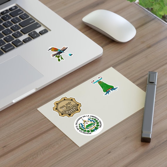 El Salvador Symbols Sticker Sheets