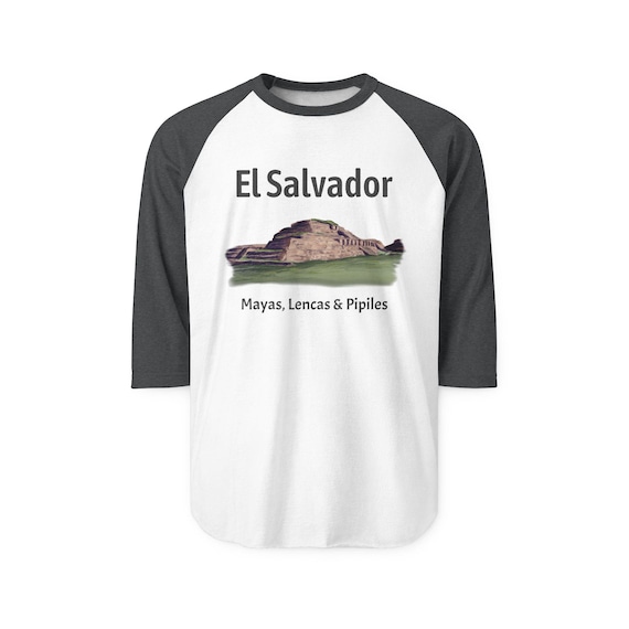 Tazumal - El Salvador Three-Quarter Sleeve Raglan Shirt