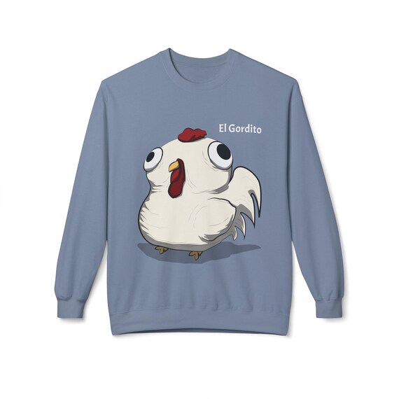 The Fat Chicken - Unisex Midweight Softstyle Fleece Crewneck Sweatshirt