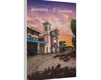 Anamorós, El Salvador  - Matte Canvas, Stretched, 0.75" - Original Artwork