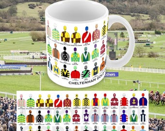 Horse Racing Cheltenham Gold Cup Winners 1984-2026 Mug Cup National Hunt Mug Great Christmas Birthday Gift For Racing Fans UPDATED FOR 2026