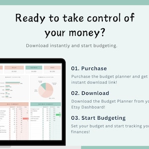 Excel Bi-Weekly Budget Planner Spreadsheet tracker (Digital Download) immagine 12