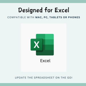 Excel Bi-Weekly Budget Planner Spreadsheet tracker (Digital Download) immagine 10