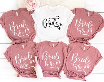 Bride Tribe T-Shirts, Bachelorette Party, Wedding Gift
