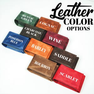 Personalized Small Leather Makeup Bag with Mirror, Monogrammed Wedding Gift, Bridesmaid Gift, Custom Bridal Make Up Mirror, Lipstick Case image 9