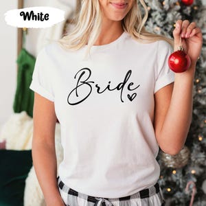 Bride Shirts, Bride Team Shirt, Bachelorette Tshirts, Wedding Party Tshirt, Bride Tribe Gift, Team Bride Tees, Hen Party Tee, Team Bride Top image 4