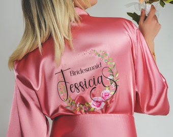 Personalized Bridesmaid Robes, Bridesmaid Proposal, Bridal Shower Gift, Bridal Party, Gift for Bride, Personalized Wedding Monogram Gift