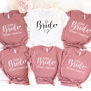 T-shirts för brudparet, möhippa, möhippa/brudtärna