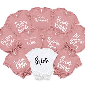 Team Bride Shirt, Bachelorette Party Shirts, Engagement Shirt, Bride Shirt, Bridesmaid Proposal Gift, Bachelorette Shirts, Wedding Party