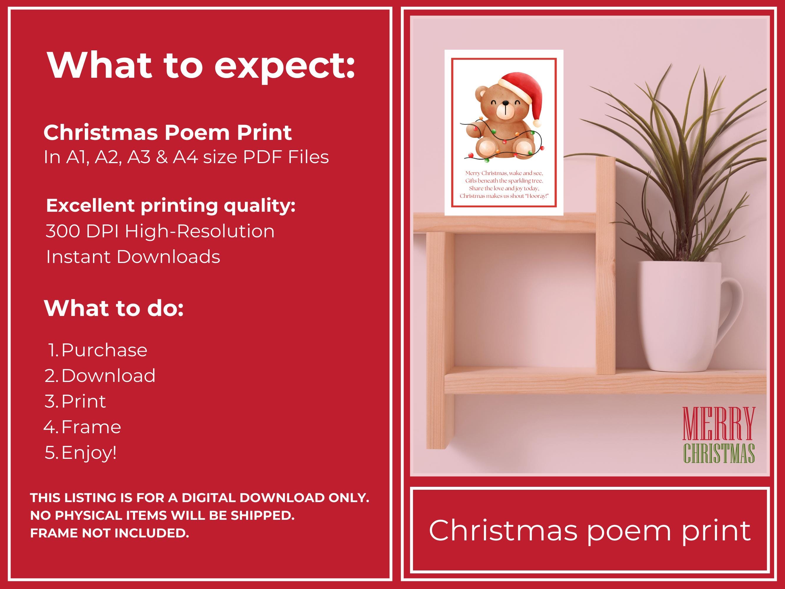 Christmas Poems for Children Christmas Poems for Kids Merry Christmas ...