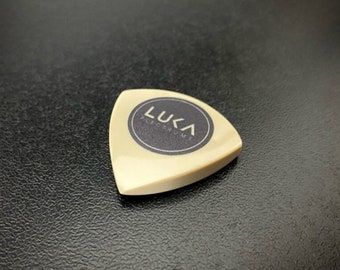 Long-lasting handmade thick guitar pick made of high performance peek material the best gift for modern musician guitarist - Natural Fighter