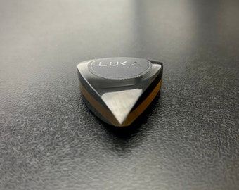 Luxury handmade guitar pick made of peek and ultem in shape of teardrop best gift for guitarist by Luka - Triple Tear