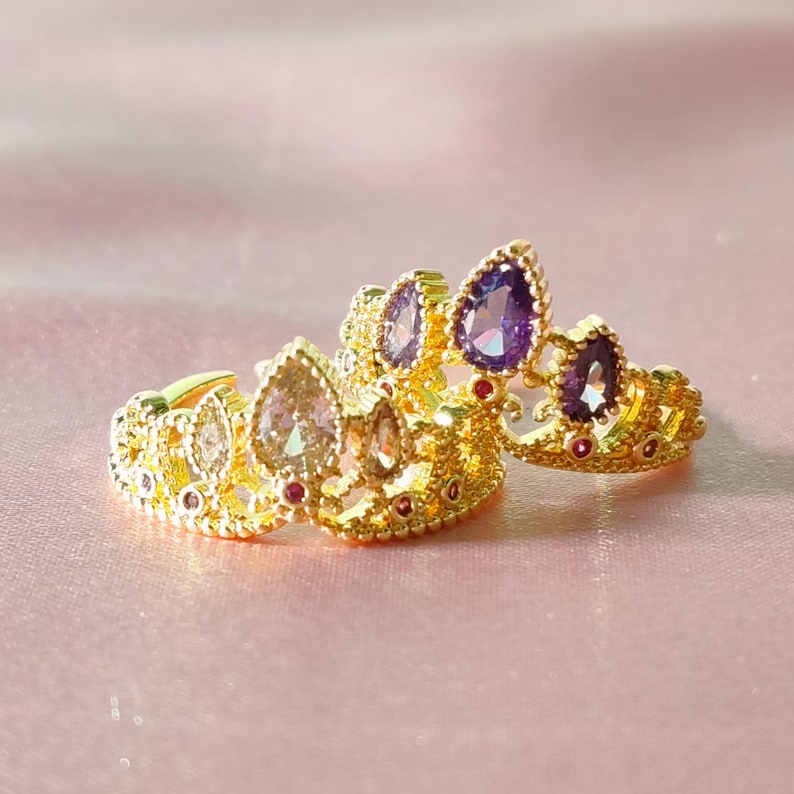 rapunzel crown ring
