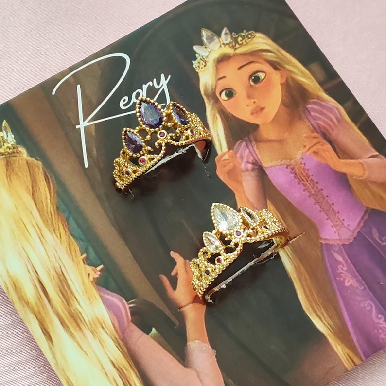 rapunzel crown ring