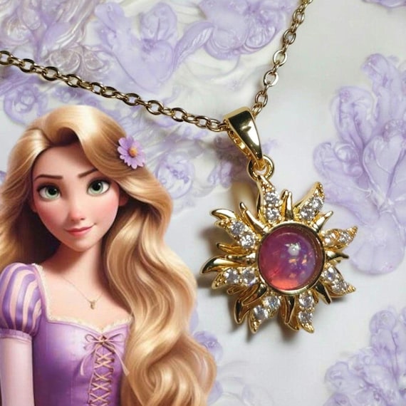 Rapunzel sun necklace deals