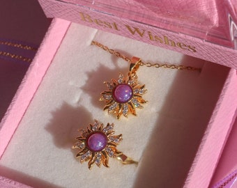 Collar giratorio Rapunzel Sun, collar Fidget