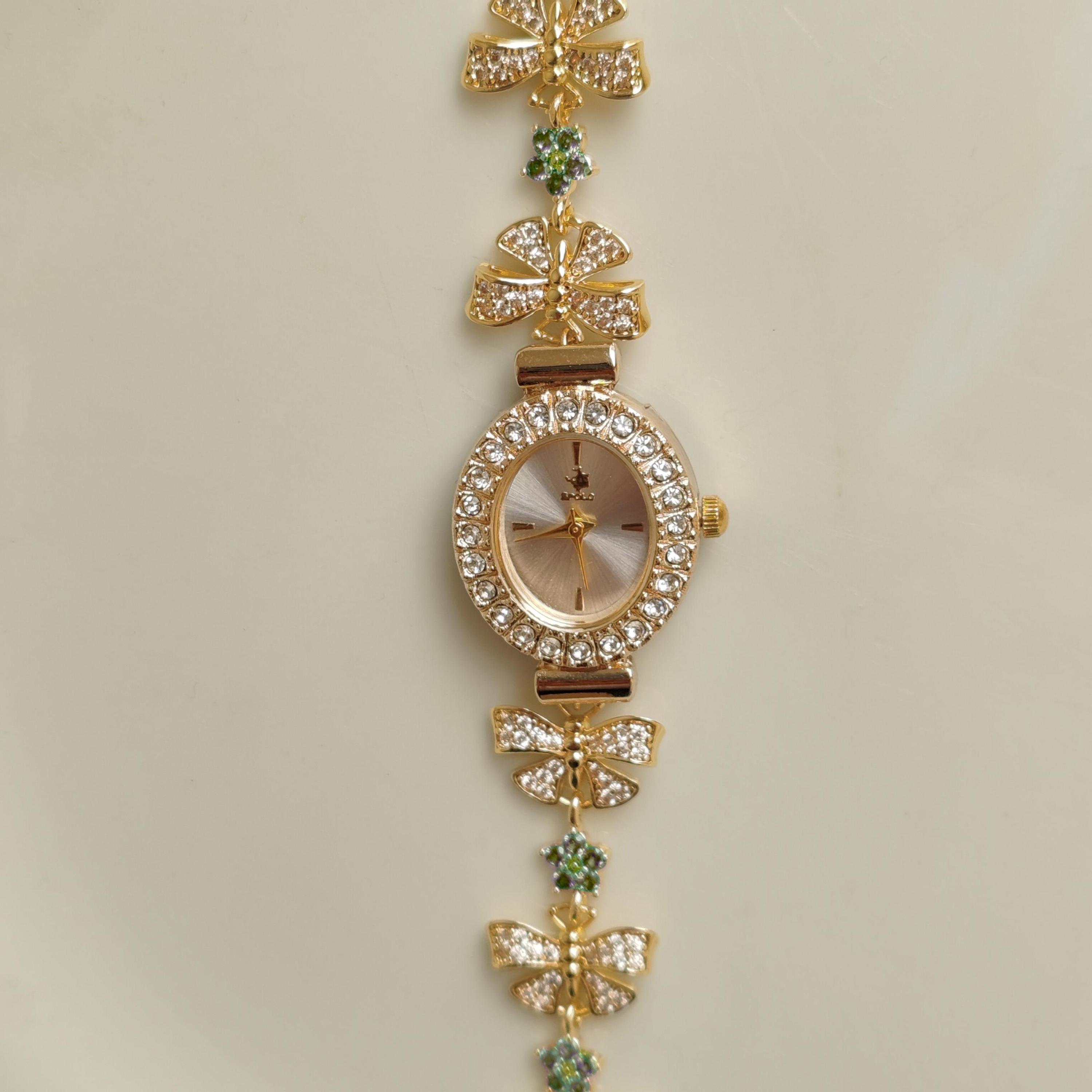 The Watch Sisters Rainbow Butterfly, Charm Watch Collection, Zircon ...