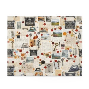 Vintage Collage Puzzle - Nostalgic Fun for Family Game Night, Relaxing Gift for Adults, Home Décor, Unique Art Piece, Collectible