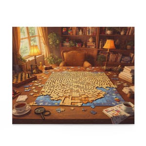 Cosy Home puzzelavontuur | Legpuzzel 120/252/500 stukjes, familiespelavond, ontspannend cadeau, binnenactiviteit, mindful challenge