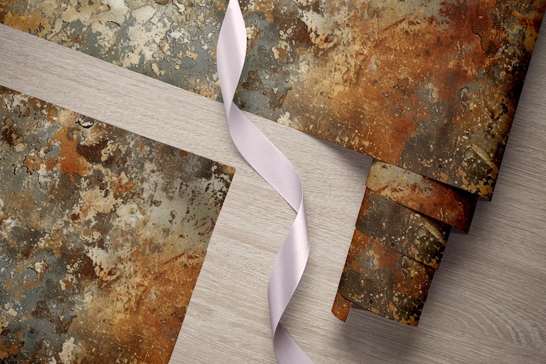 Photo inspiration: Industrial Texture Wall Mural Designs Reference: Industrial Loft Style Rustic Metal Effect Wallpaper